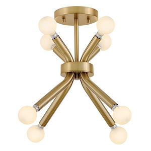 Axton - 40W 8 LED Convertible Pendant-12 Inch Tall and 12.5 Inch Wide - 1378902