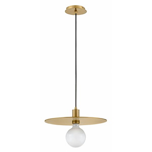 Lulu - 14W 1 LED Small Convertible Pendant In Modern Style-4 Inches Tall and 15 Inches Wide - 1292833