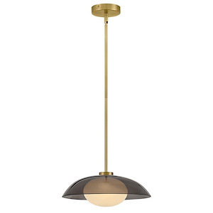 Jace LED Pendant in Lacquered Brass - Thumbnail 2