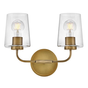 Kline - 24W 2 LED Small Bath Vanity-11 Inches Tall and 14.25 Inches Wide - 1320291