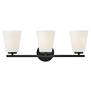 Bri - 45W 3 LED Medium Bath Vanity-9 Inches Tall and 24 Inches Wide - 1338849