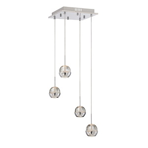 Draplin-Four Light Pendant-11.75 Inches Wide by 71 Inches High - 535970