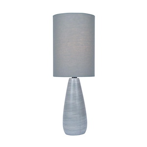 Quatro-One Light Table Lamp-6 Inches Wide by 17 Inches High - 545169