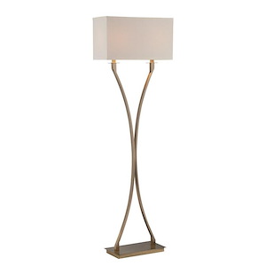 Cruzito-Two Light Floor Lamp-18 Inches Wide by 59 Inches High - 833094