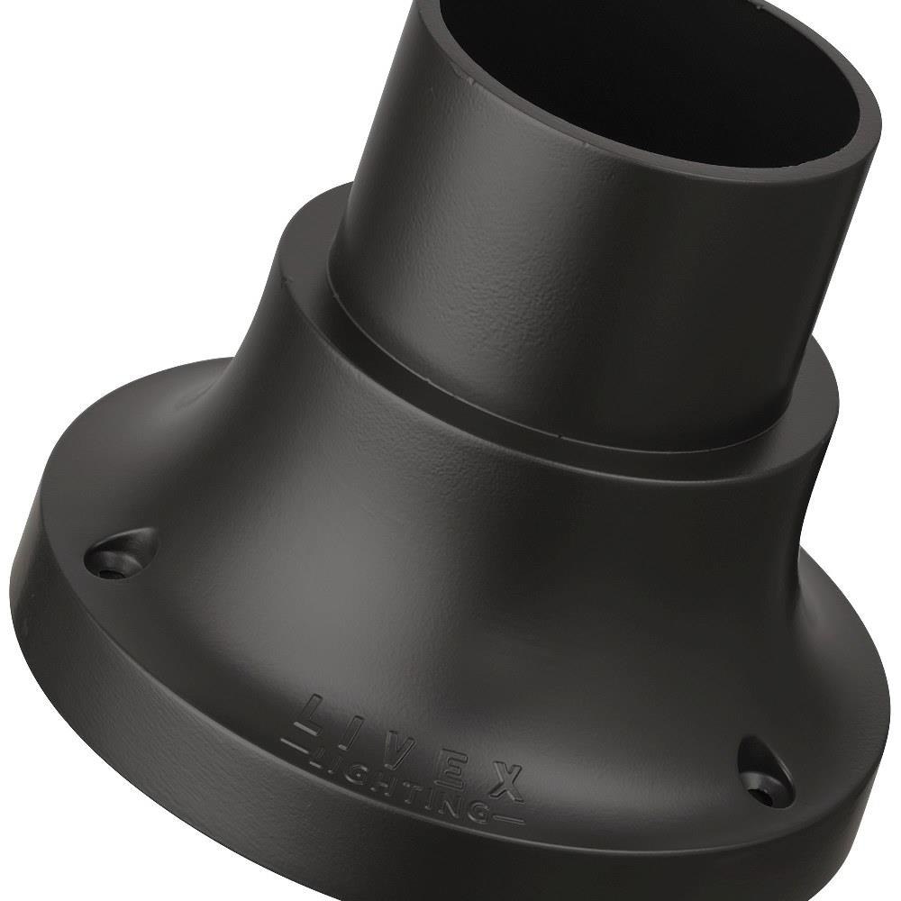 Livex Lighting - 78212 - Accessory - Pier Mount Adapter In Contemporary  Style-4.5 Inches Tall and 5.5 Inches Wide