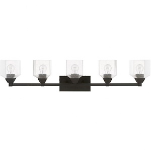 Aragon - 5 Light Bath Vanity In Architectural Style-9.5 Inches Tall and 42 Inches Wide - 1219575