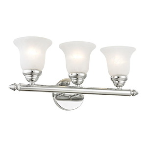 Neptune - 3 Light Bath Vanity in Traditional Style - 19 Inches wide by 8 Inches high - 1029651