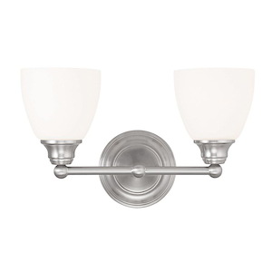 Somerville - 2 Light Bath Vanity in Traditional Style - 15 Inches wide by 9 Inches high