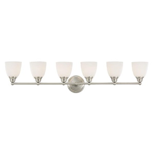 Somerville - 6 Light Bath Vanity in Traditional Style - 42 Inches wide by 9 Inches high - 443814
