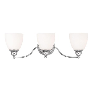 Somerville - 3 Light Bath Vanity in Traditional Style - 23 Inches wide by 7 Inches high - 443807