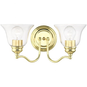 Moreland - 2 Light Bath Vanity In Transitional Style-7.5 Inches Tall and 15.25 Inches Wide - 1219818