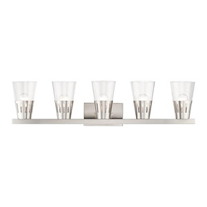 Bennington - 5 Light Large Bath Vanity In Modern Style-8.75 Inches Tall and 35.75 Inches Wide - 1305709