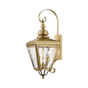 Cambridge - 2 Light Outdoor Wall Lantern in Traditional Style - 8.5 Inches wide by 21.5 Inches high