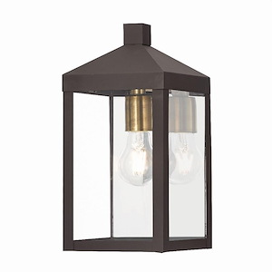 Nyack - One Light Outdoor Wall Lantern - 6.25 Inches wide by 12.75 Inches high - 614537