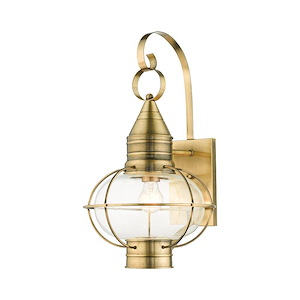 Newburyport - 1 Light Outdoor Wall Lantern in Bohemian Style - 11 Inches wide by 20.75 Inches high