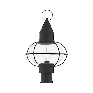 Newburyport - 1 Light Outdoor Post Top Lantern in Bohemian Style - 12 Inches wide by 19.75 Inches high