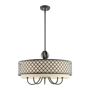 Arabesque - 6 Light Pendant in Glam Style - 24 Inches wide by 18 Inches high