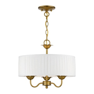Edinburgh - 3 Light Pendant In Transitional Style-14 Inches Tall and 16 Inches Wide - 1094668