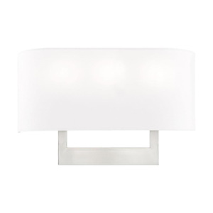 Hayworth - 3 Light ADA Wall Sconce in Contemporary Style - 16 Inches wide by 10 Inches high - 614635