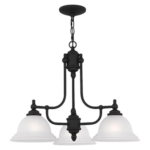 North Port - 3 Light Chandelier - 24 Inches wide by 18 Inches high - 189850