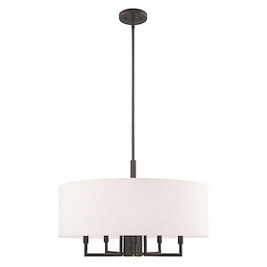 Meridian - 6 Light Pendant in Modern Style - 24 Inches wide by 24.5 Inches high