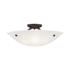 Oasis - 4 Light Flush Mount in Contemporary Style - 24 Inches wide by 9.5 Inches high - 1029736