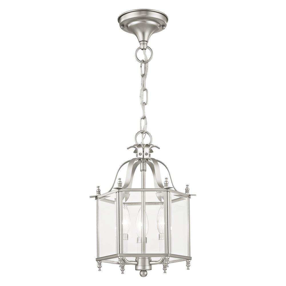 Livingston - 3 Light Convertible Mini Pendant in Traditional Style - 10 Inches wide by 15.25 Inches high