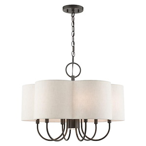 Solstice - 7 Light Chandelier in French Country Style - 24 Inches wide by 18.75 Inches high - 1012252