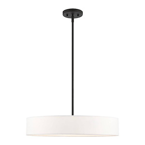 Venlo - 4 Light Medium Drum Pendant In Timeless Style-12.75 Inches Tall and 22 Inches Wide