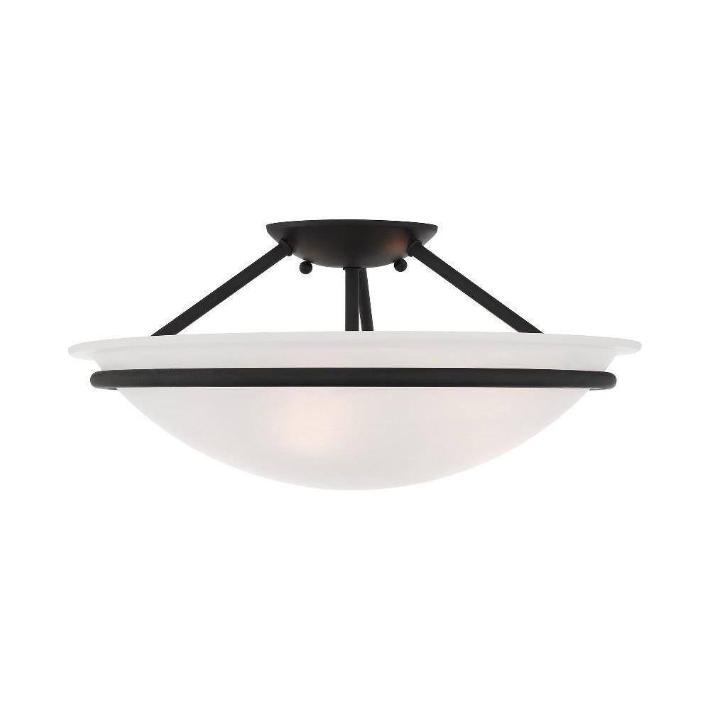 Livex lighting deals semi flush mount