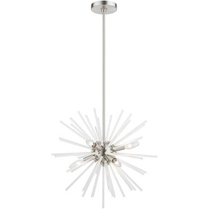Uptown - 6 Light Pendant In Sparkling Style-25.25 Inches Tall and 20 Inches Wide - 1219945