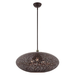 Charlton - 3 Light Pendant in Contemporary Style - 24 Inches wide by 22.5 Inches high