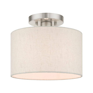 Blossom - 1 Light Small Semi-Flush Mount In Transitional Style-8.5 Inches Tall and 10 Inches Wide - 1012138