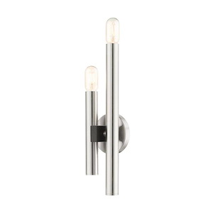Helsinki - 2 Light ADA Wall Sconce in Mid Century Modern Style - 5.13 Inches wide by 18 Inches high - 1012088