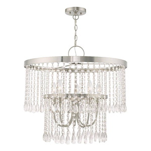 Elizabeth - 5 Light Pendant in Glam Style - 24 Inches wide by 23 Inches high