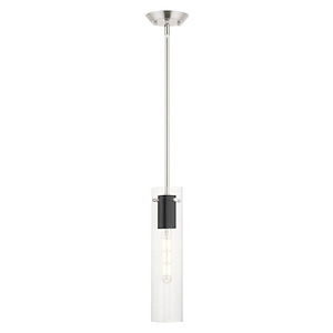 Beckett - 1 Light Pendant in Industrial Style - 5 Inches wide by 23.5 Inches high