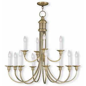 Cranford - Twevle Light 2-Tier Chandelier