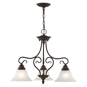 Coronado - 3 Light Chandelier in Traditional Style - 24 Inches wide by 20.5 Inches high - 190077