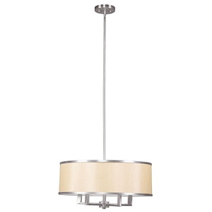 Park Ridge - 4 Light Chandelier in New Traditional Style - 18 Inches wide by 18 Inches high