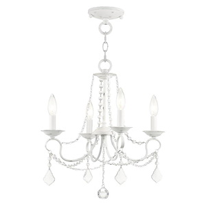 Pennington - 4 Light Convertible Mini Chandelier in Traditional Style - 18 Inches wide by 17 Inches high