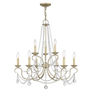 Pennington - 9 Light Chandelier in Traditional Style - 28 Inches wide by 30 Inches high