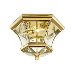 Monterey/Georgetown - 2 Light Outdoor Flush Mount in Traditional Style - 10.5 Inches wide by 7 Inches high - 190132