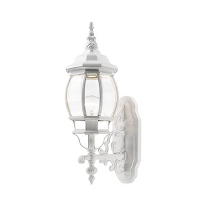 Frontenac - 1 Light Outdoor Wall Lantern in Traditional Style - 7 Inches wide by 21 Inches high - 190271