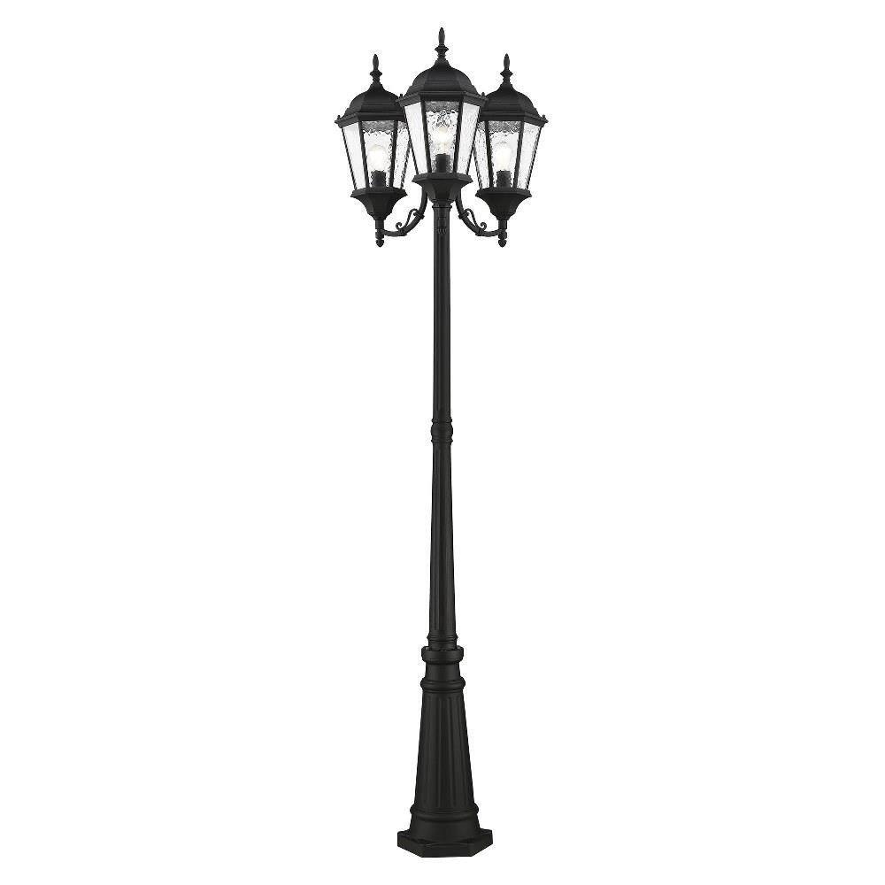 Livex Lighting - 75478-14 - Hamilton - 3 Light Outdoor 3 Head Post