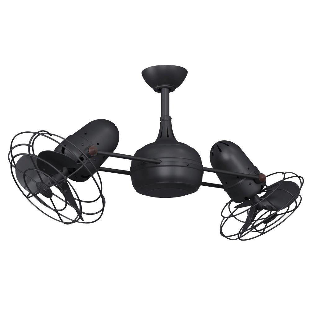 Dagny LK - Rotational Ceiling Fan with LED Light Kit in Contemporary Style 14 Inches Tall and 40 Inches Wide