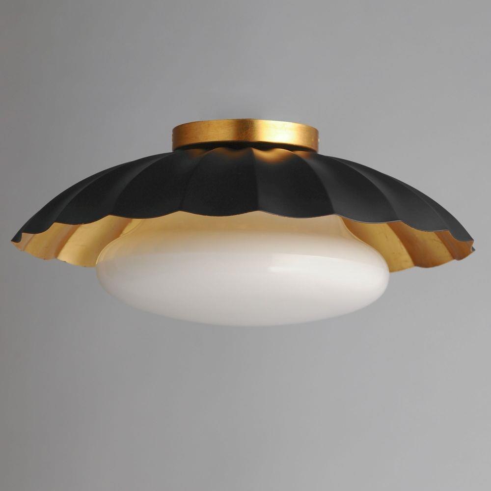 Maxim Lighting - 18059MWGL - Primrose - 1 Light Flush Mount-6.75