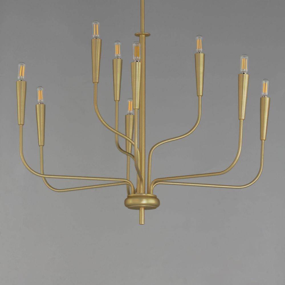 Maxim Lighting - 24819BK - Vela - 9 Light Chandelier-24 Inches