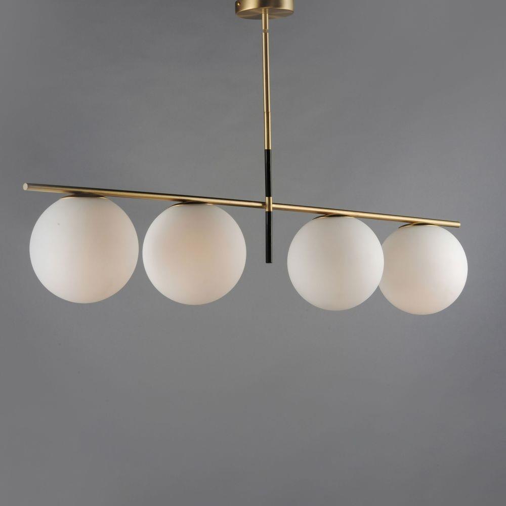 Maxim Lighting - 26036SWSBRBK - Vesper - 4 Light Linear Pendant