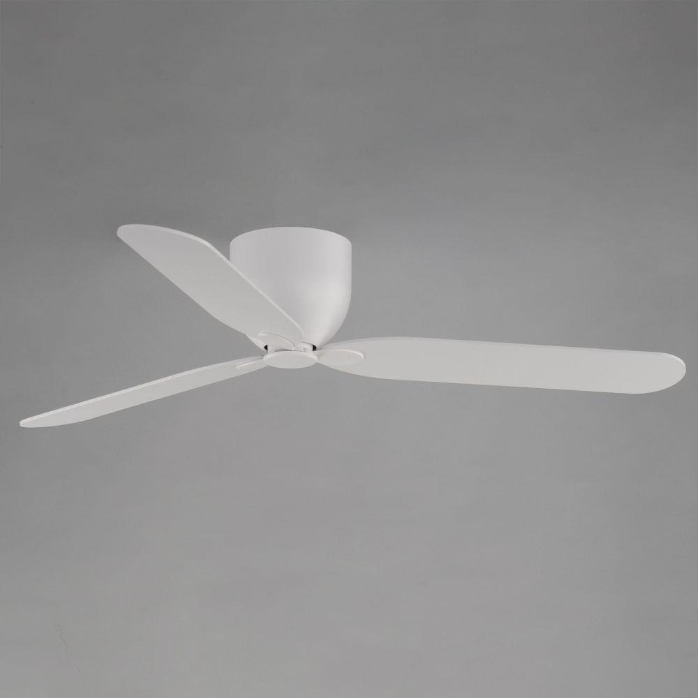 Maxim Lighting - 88808MW - Lowell - 3 Blade Hugger Ceiling Fan
