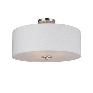 Bongo-Three Light Flush Mount-18 Inches wide by 11 inches high